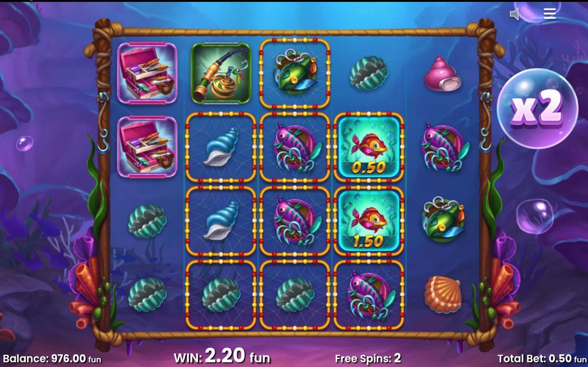 Free Spins-start med Net-symboler fyllda på hjul 2 och 4