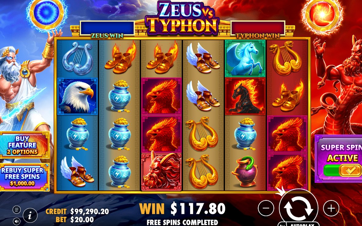 Basspelet på 6x4 med Zeus- och Typhon-sidan